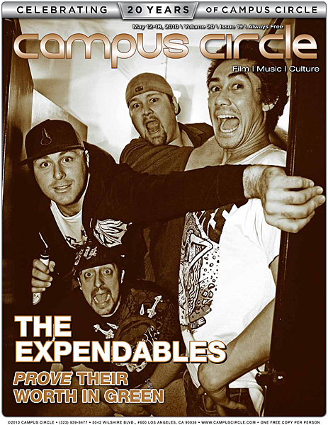 The Expendables Campus Circle magazine cover photo by Bryan Crabtree