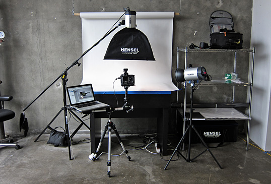 Setting up a product photography studio - Overall Studio Setup
