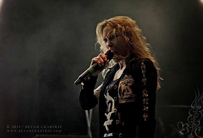 Arch Enemy at Club Nokia © Bryan Crabtree