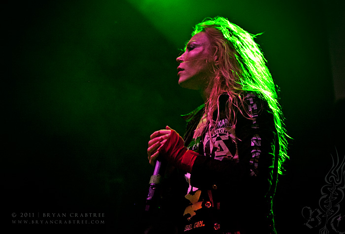 Arch Enemy at Club Nokia © Bryan Crabtree