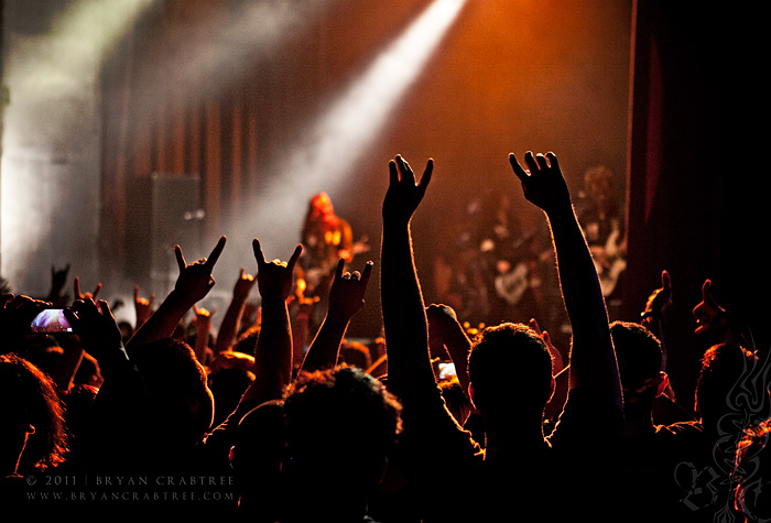 Arch Enemy at Club Nokia © Bryan Crabtree