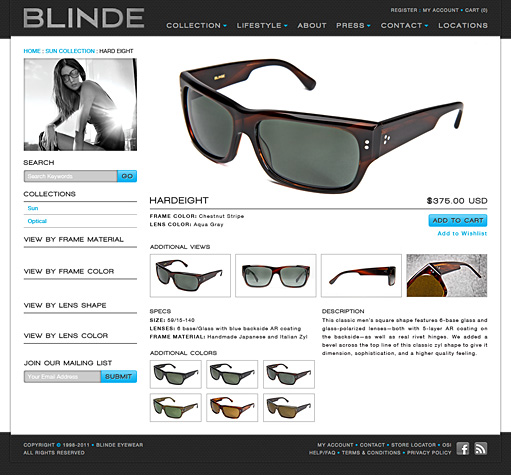 Blinde Eyewear by BC Design