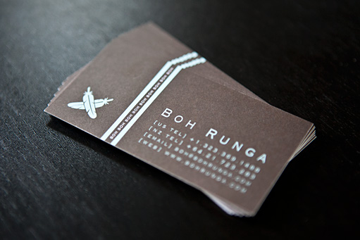 Boh Runga Business Cards by BC Design