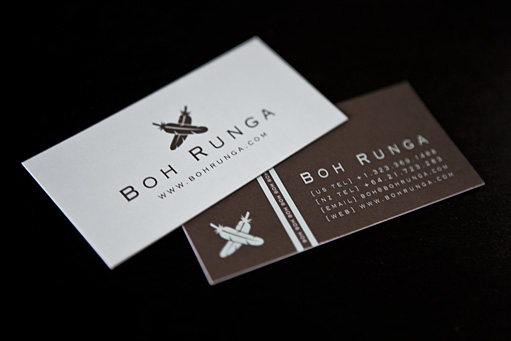 Boh Runga Business Cards by BC Design