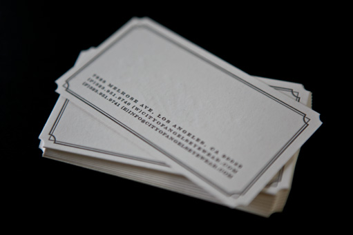 City of Angels Business Cards by BC Design