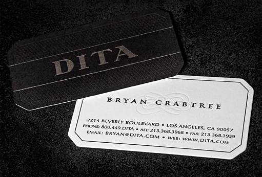 Dita Eyewear Business Cards by BC Design