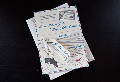 Costa Rica Wedding Invites by BC Design