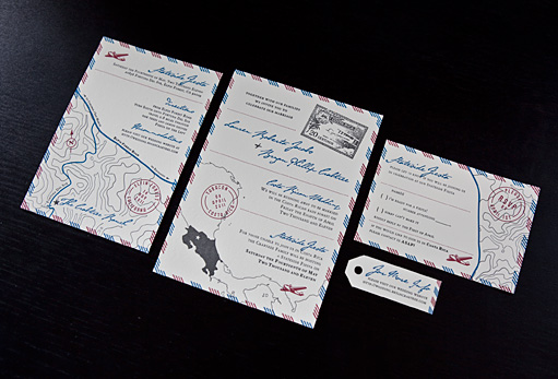 Costa Rica Wedding Invites by BC Design